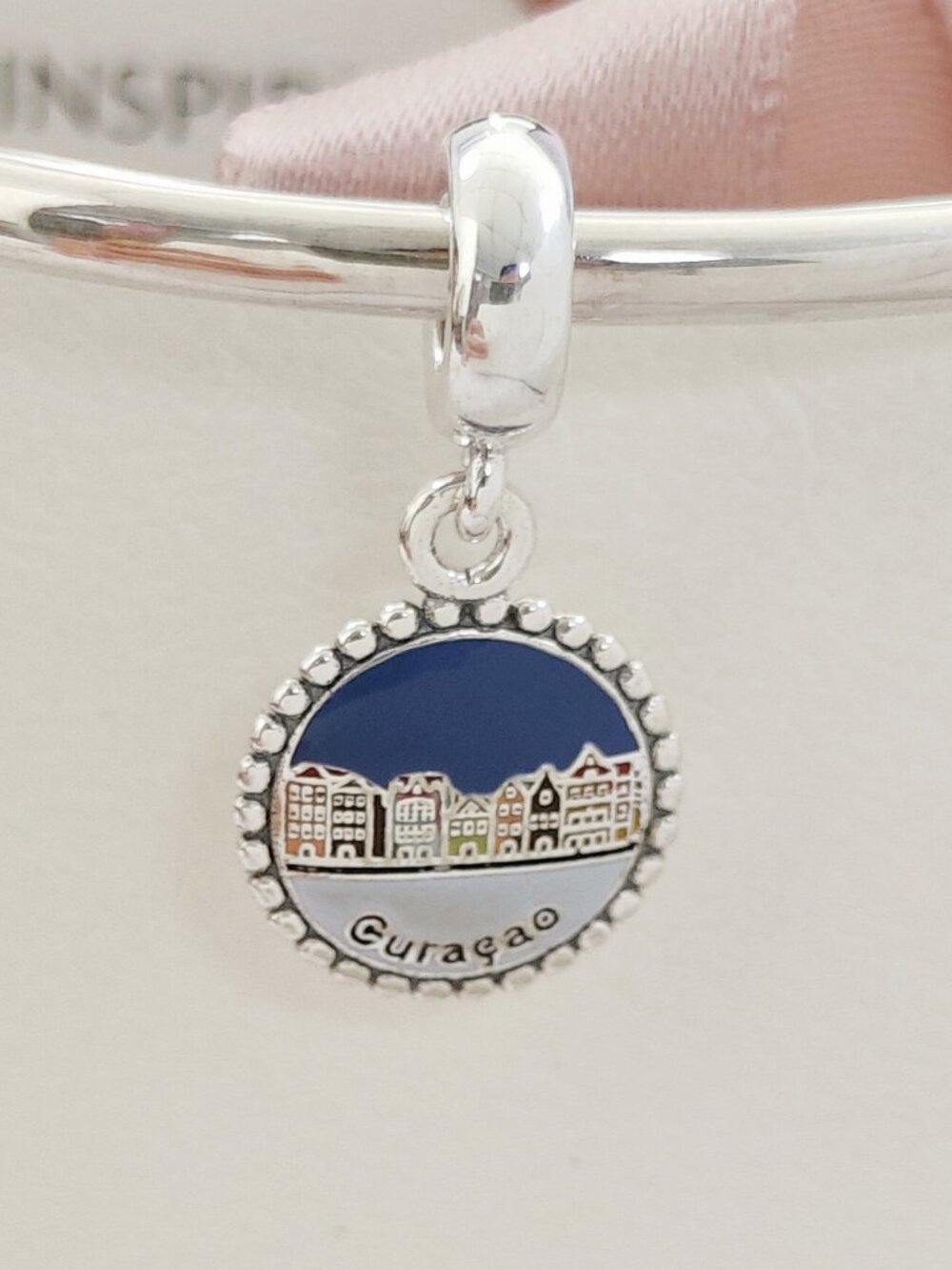 Pandora Curaçao Caribbean Exclusive Dutch Canal Houses Dangle Charm